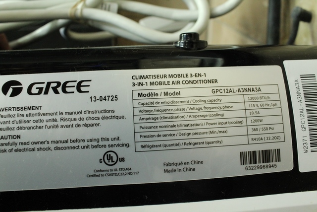 air climatiser portative 12000btu+tc - Image 3