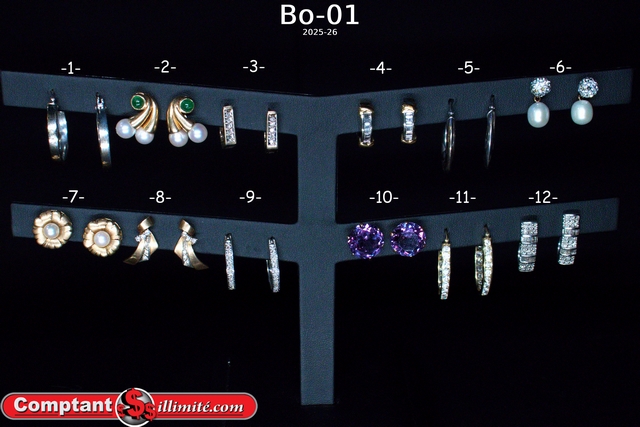 Vaste choix boucle d oreille Bo-01