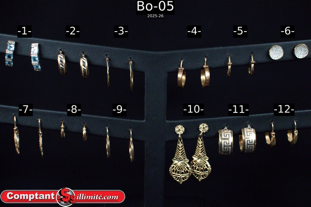 Vaste choix boucle d oreille Bo-05
