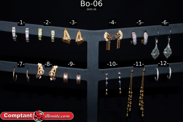 Vaste choix boucle d oreille Bo-06