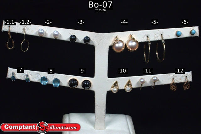 Vaste choix boucle d oreille Bo-07