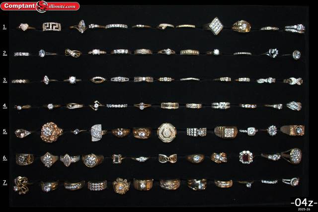 vaste sélection de bagues 04Z