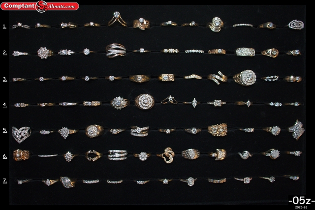vaste sélection de bagues 05Z
