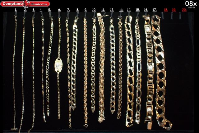 vaste sélection de Bracelets 08X