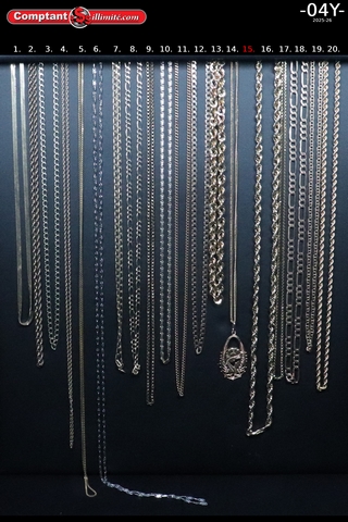 vaste sélection de chaine 04Y