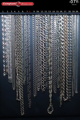 vaste sélection de chaine 07Y