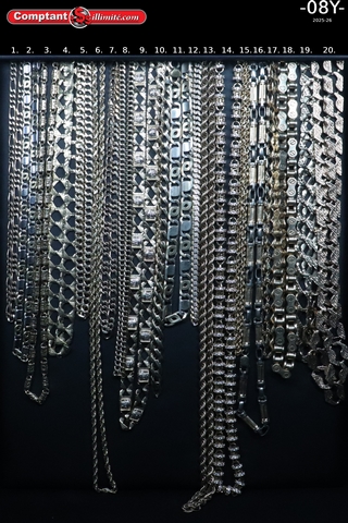 vaste sélection de chaine 08Y