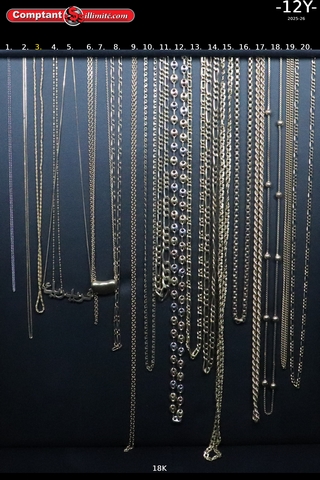 vaste sélection de chaine 12Y