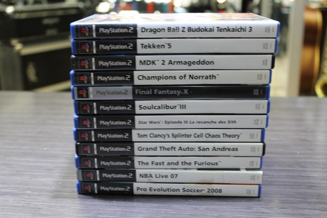 Lot de 12 jeux PS2 pale  - Image 2