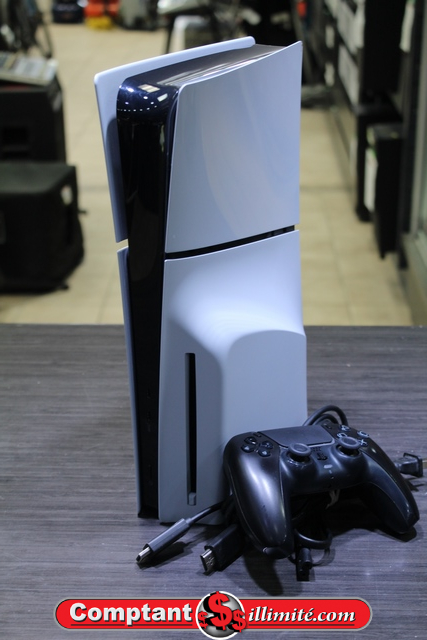 Console Ps5 Slim 2eme gen 1Tb +cd +acc