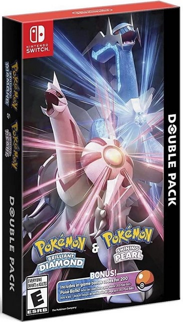Double Pack Pokemon Brilliant Diamond and Shining Pearl