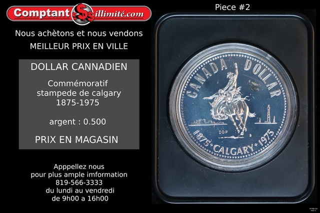Pièce de monnaie commératif du calgary Stampede