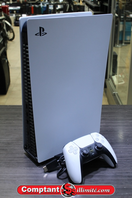 Console ps5 digital 875 go + ssd 1to + acc