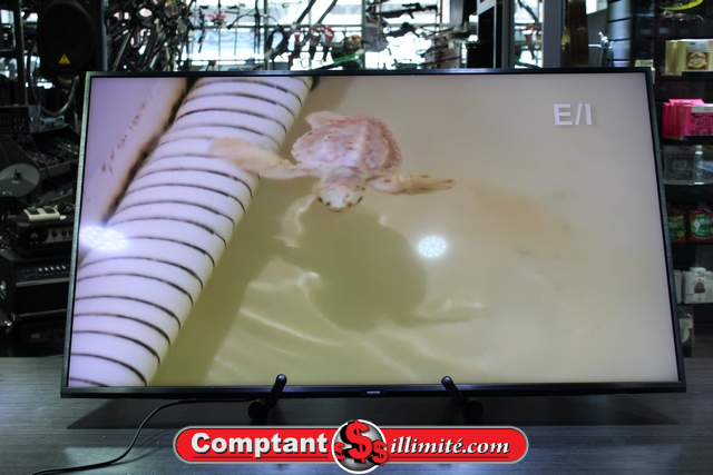 Télévision 49 po 4k intelligente (smart) sans support mural (2019) +tc