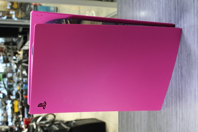 Console PS5 Rose + manette rose + manette multimédia + Couvercle (blanc original) - Image 2