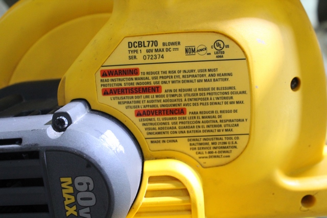 Souffleur Dewalt Dcbl770 (sans batterie ou chargeur) - Image 2