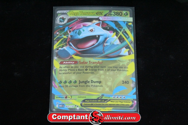 Carte Pokemon Mega Venusaur Ex 003/132