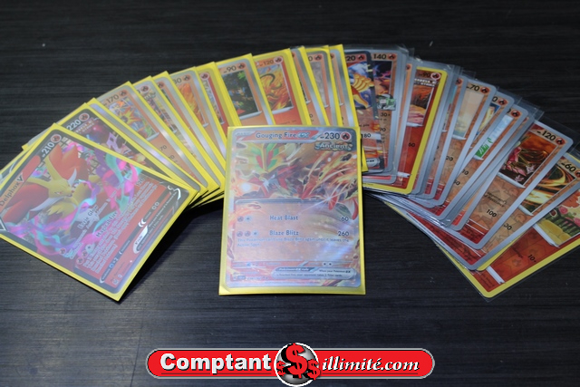 Lot (Fire) cartes Pokemon (33) - Image 1