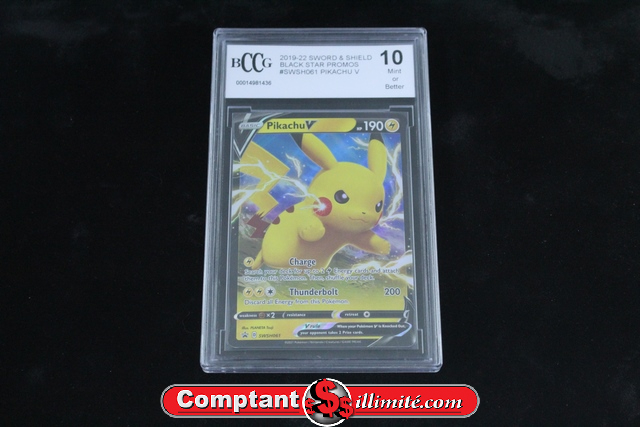 Carte Pokemon Hardcase Pikachu V 061 - Image 1