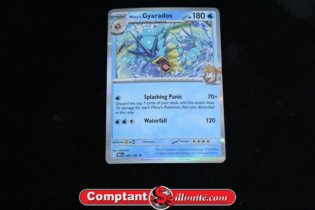 Carte Pokemon Misty s Gyarados 049/182 - Image 1