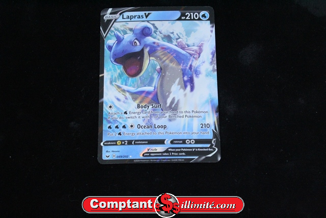 Carte Pokemon Lapras V 049/202 - Image 1