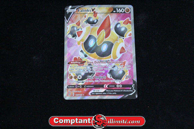 Carte Pokemon Falinks V 185/192 - Image 1