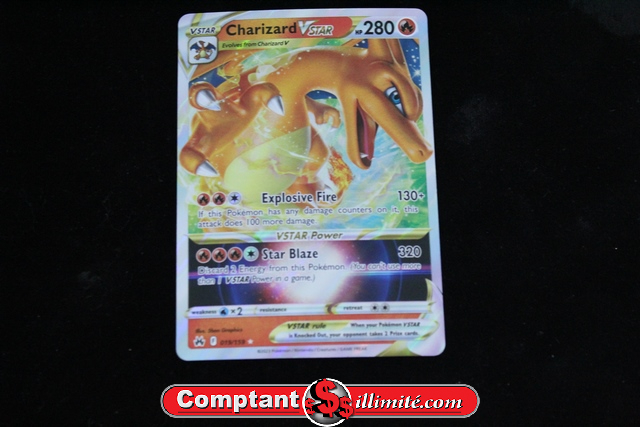 Carte Pokemon Charizard V Star 019/159 - Image 1
