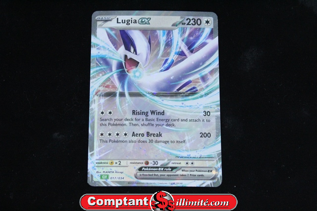 Carte Pokemon Lugia Ex 017/034 - Image 1