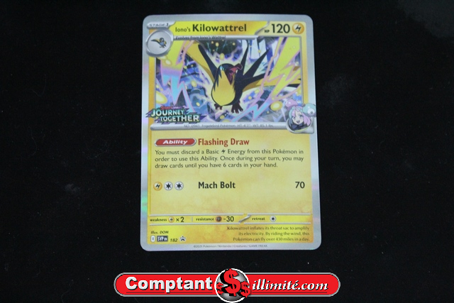 Carte Pokemon Iono s Kilowattrel 182 - Image 1