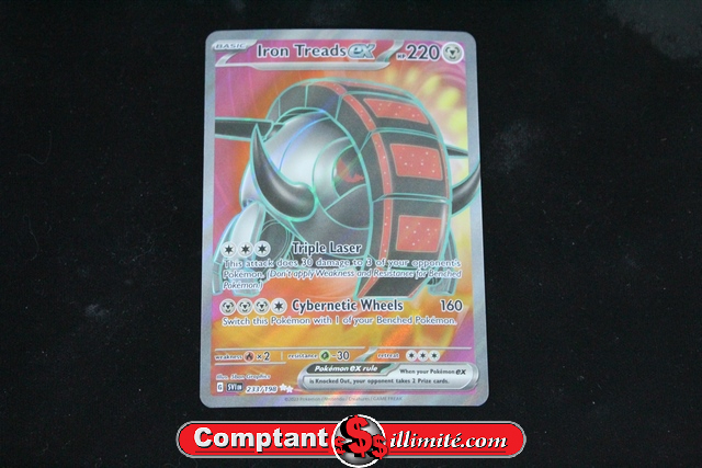 Carte Pokemon Iron Treads Ex 233/198 - Image 1
