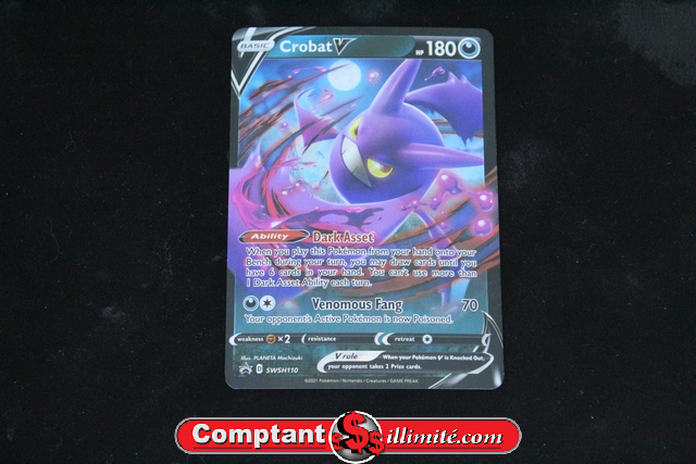 Carte Pokemon Crobat V 110 - Image 1