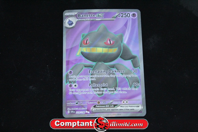 Carte Pokemon Banette Ex 229/198 - Image 1