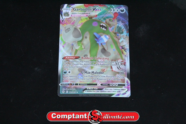 Carte Pokemon Garbordor V Max 101/203 - Image 1