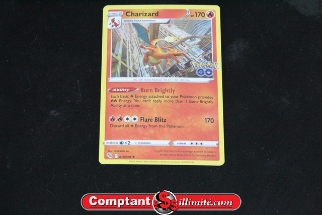 Carte Pokemon Charizard 010/078 - Image 1