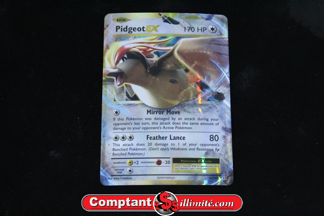 Carte Pokemon Pidgeot Ex 064/108 - Image 1