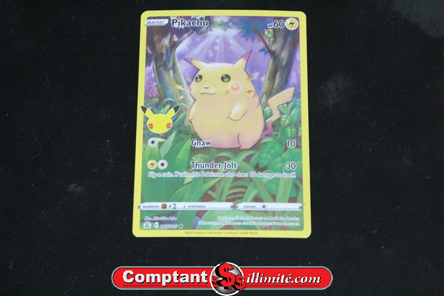 Carte Pokemon Pikachu 005/025 - Image 1