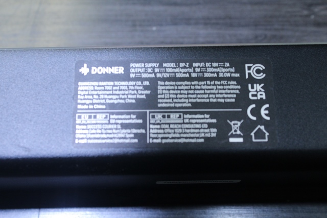 Multi-prise AC pour pédale (9v-12v) - Image 3