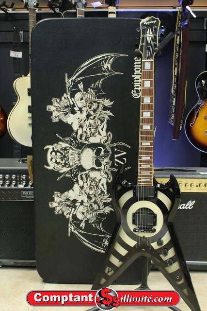 Guitare Electrique + Case Original Epiphone Zakk Wylde ZV Custom 2009