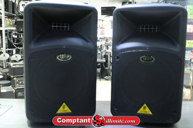 (1200 Watts chaque) Paire de hHaut Parleur Amplifier  - Image 1