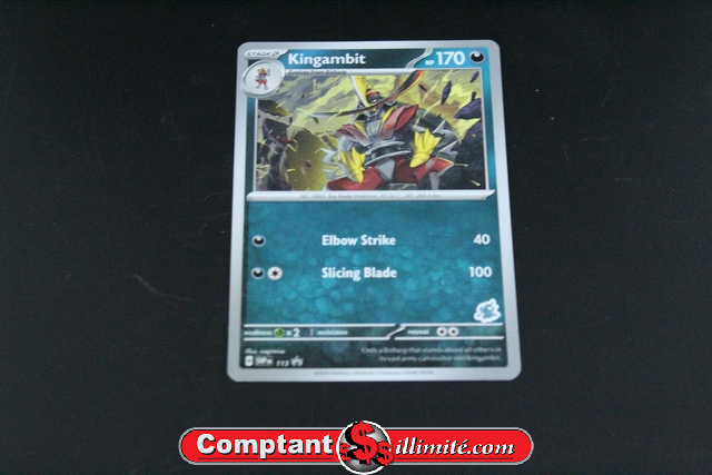 Carte Pokemon Kingambit 113 Promo - Image 1