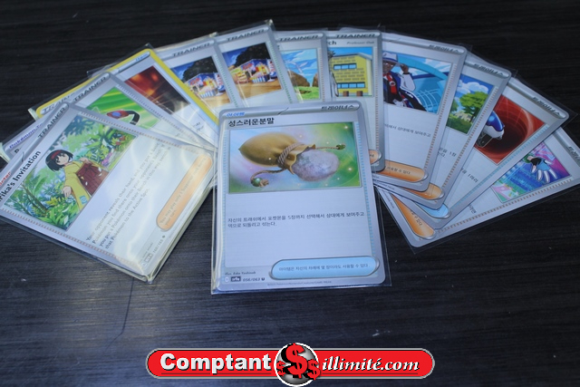 Lot (Supporter) cartes Pokemon (13) Moitiee Coreen - Image 1