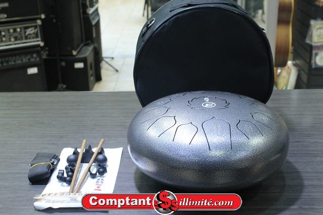 hand drum 13 note  (argent) ecko ECK TD12/13 note silver