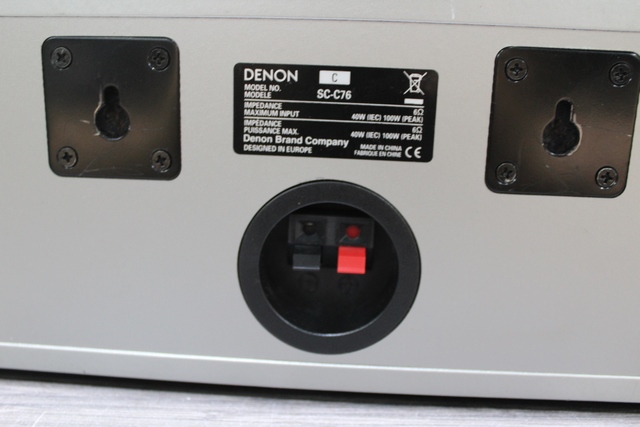 ( 100 Watts chaque) Ensemble 5 haut-parleurs Denon CS-C76/ SC-A76 - Image 2