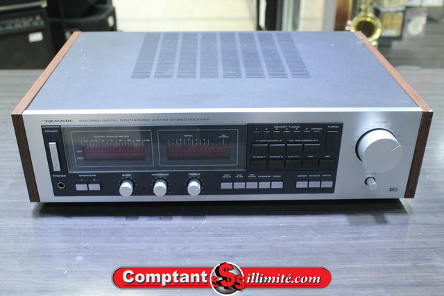 (100 watts) Ampli stéréo Vintage Realistic sta-2500