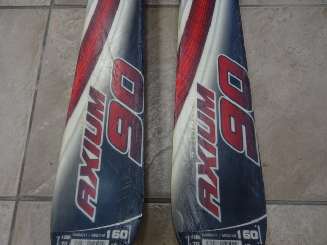 (160CM) SKI ALPIN + FIX ROSSIGNOL AXIUM 90 - Image 2