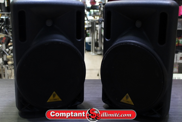 (200 Watts) Paire de Haut Parleur Actif Behringer Eurolive b210d