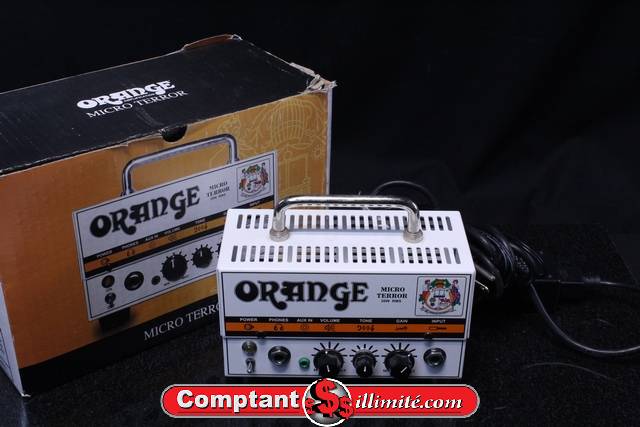 ( 20Watts) Tete d Ampli de Guitare Hybride Orange MT20