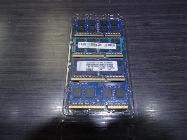 4 barrette de 4go ram portable hynix 16gb ddr3