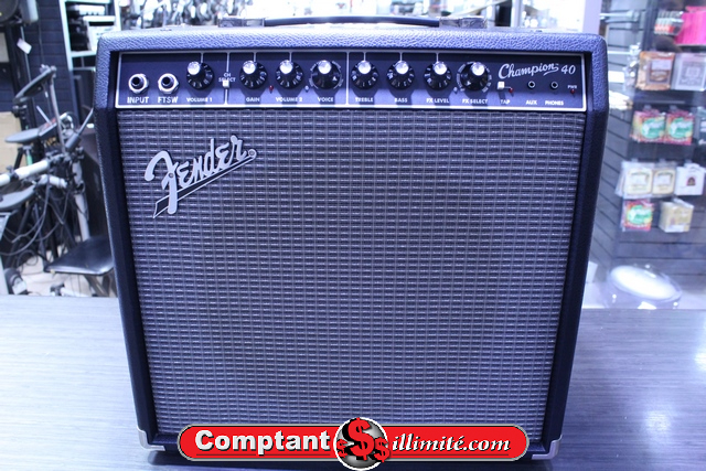 (40 watts) Amplificateur de Guitare Fender Champion 40