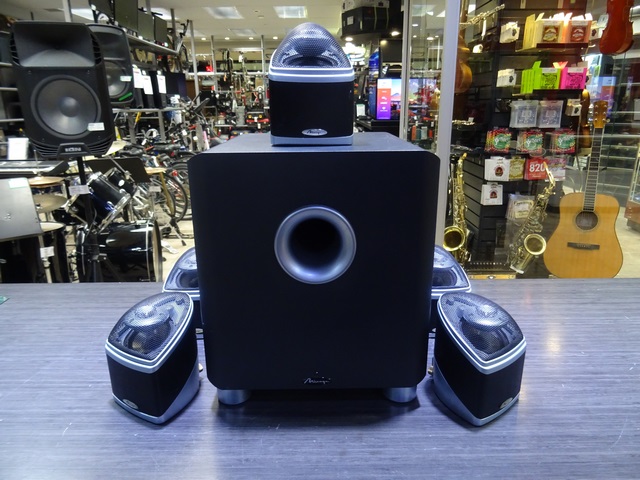 ( 75 Watts) Ensemble 5.1 Sub Amplifier +5 Haut Parleur Mirage nano sysPB-1 / SAT5PB-1